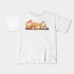 Tea fox Kids T-Shirt